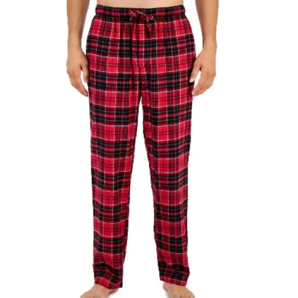 CLUB ROOM Men's Flannel Pajama Pants, Christmas pajamas